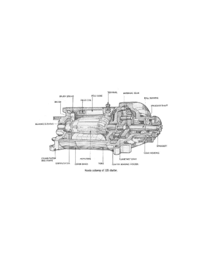 Honda 125cc Starter Diagram